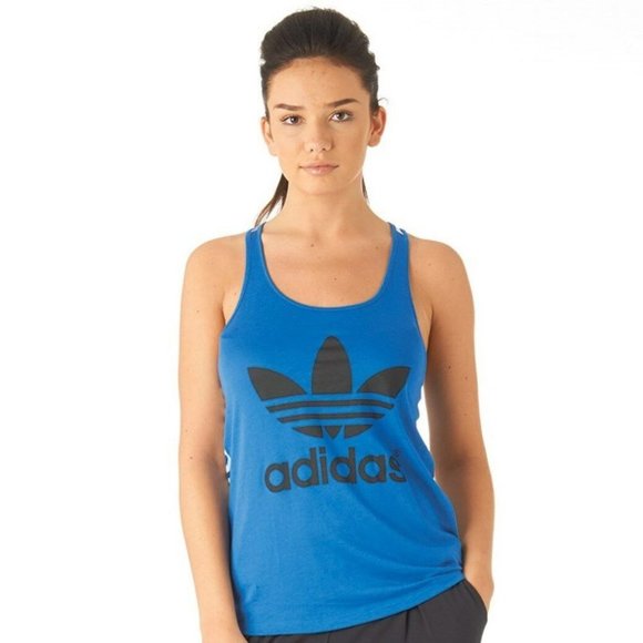 ADIDAS Racerback  BERMUDA Trefoil Tank S20038 - Picture 1 of 2